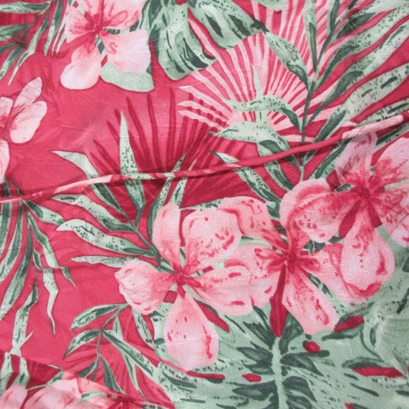 Tommy Bahama womens colorful floral Hawaiian 100% Silk maxi skirt 4 EUC - Picture 7 of 8